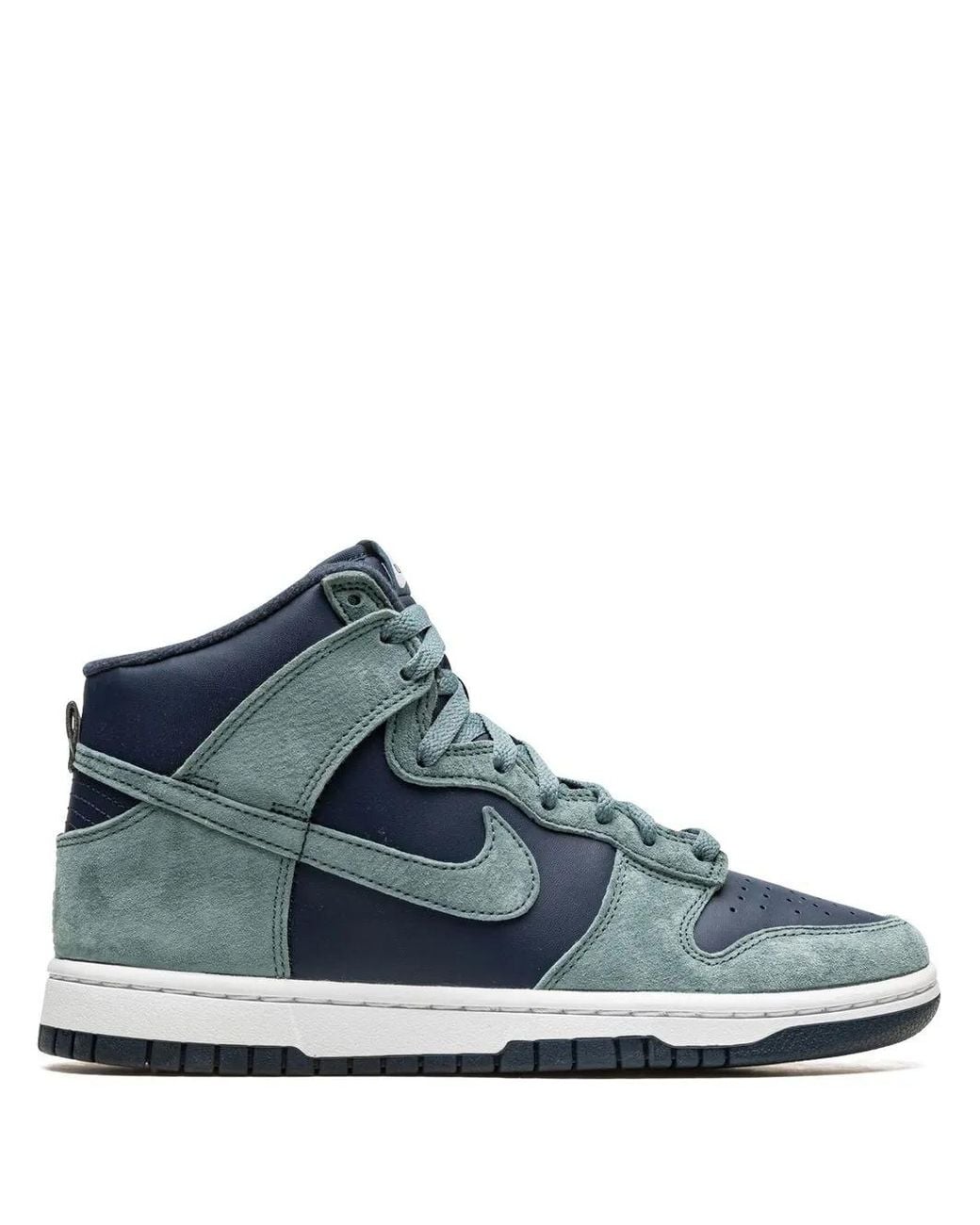 Nike Blue Dunk High Retro Premium Sneaker for men