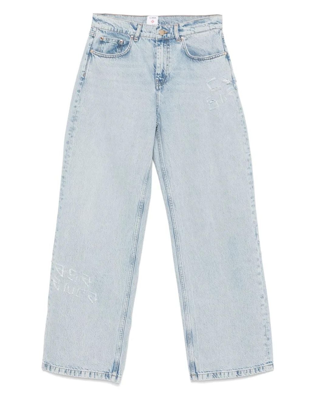 Casablanca Blue Grafitti Jeans