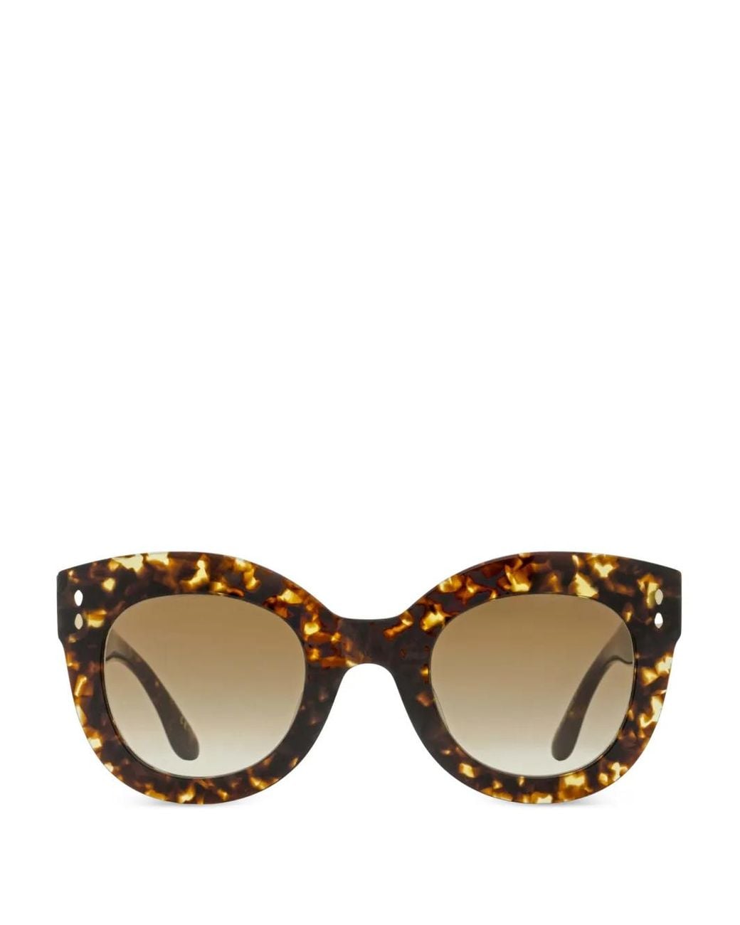 Isabel Marant Brown 73/S Round-Frame Sunglasses
