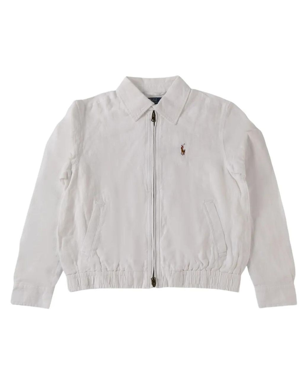 Polo Ralph Lauren Gray Logo Bomber Jacket