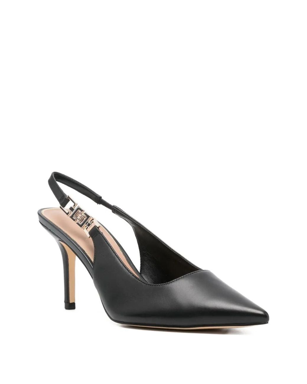 Guess Black 850Mm Slingback Pumps