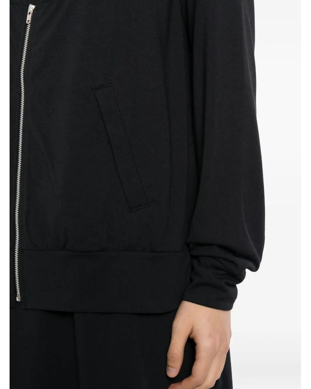 Comme des Garçons Black Layered Zip-Up Hoodie for men