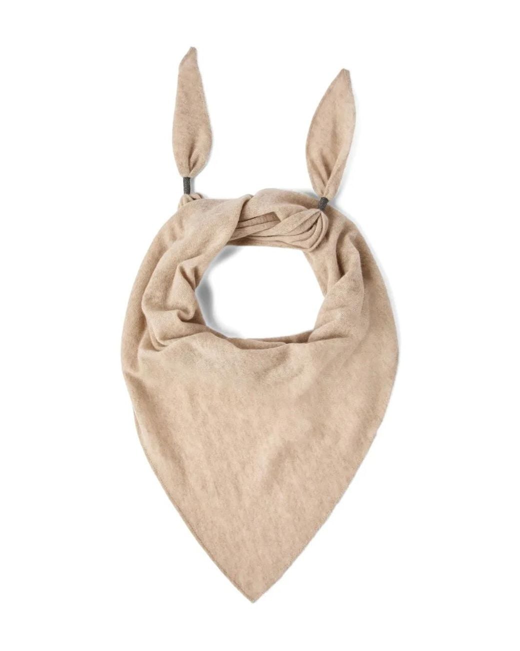 Brunello Cucinelli White Monili-Chain Scarf