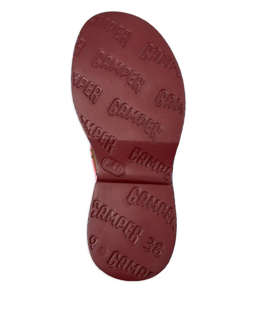 Camper Pink Tasha T-Strap Platform Sandals