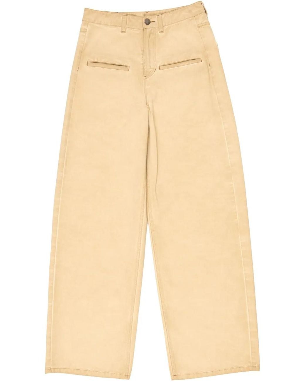 Uma Wang Natural Wide-Leg Jeans