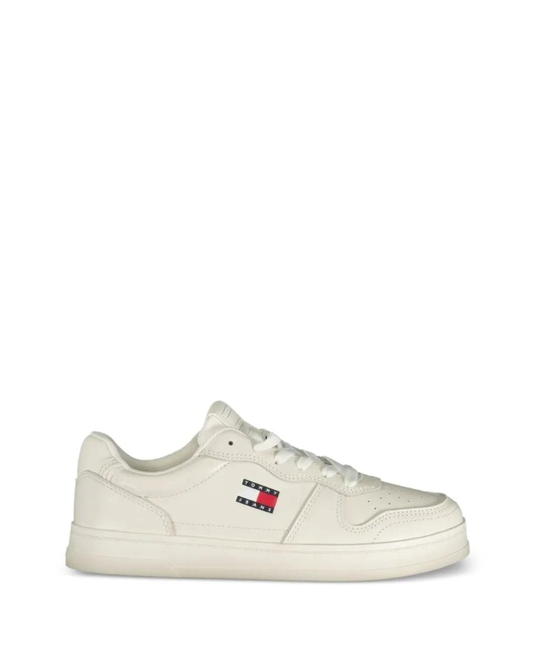 Baskets À Empiècements Perforés Tommy Hilfiger en coloris White
