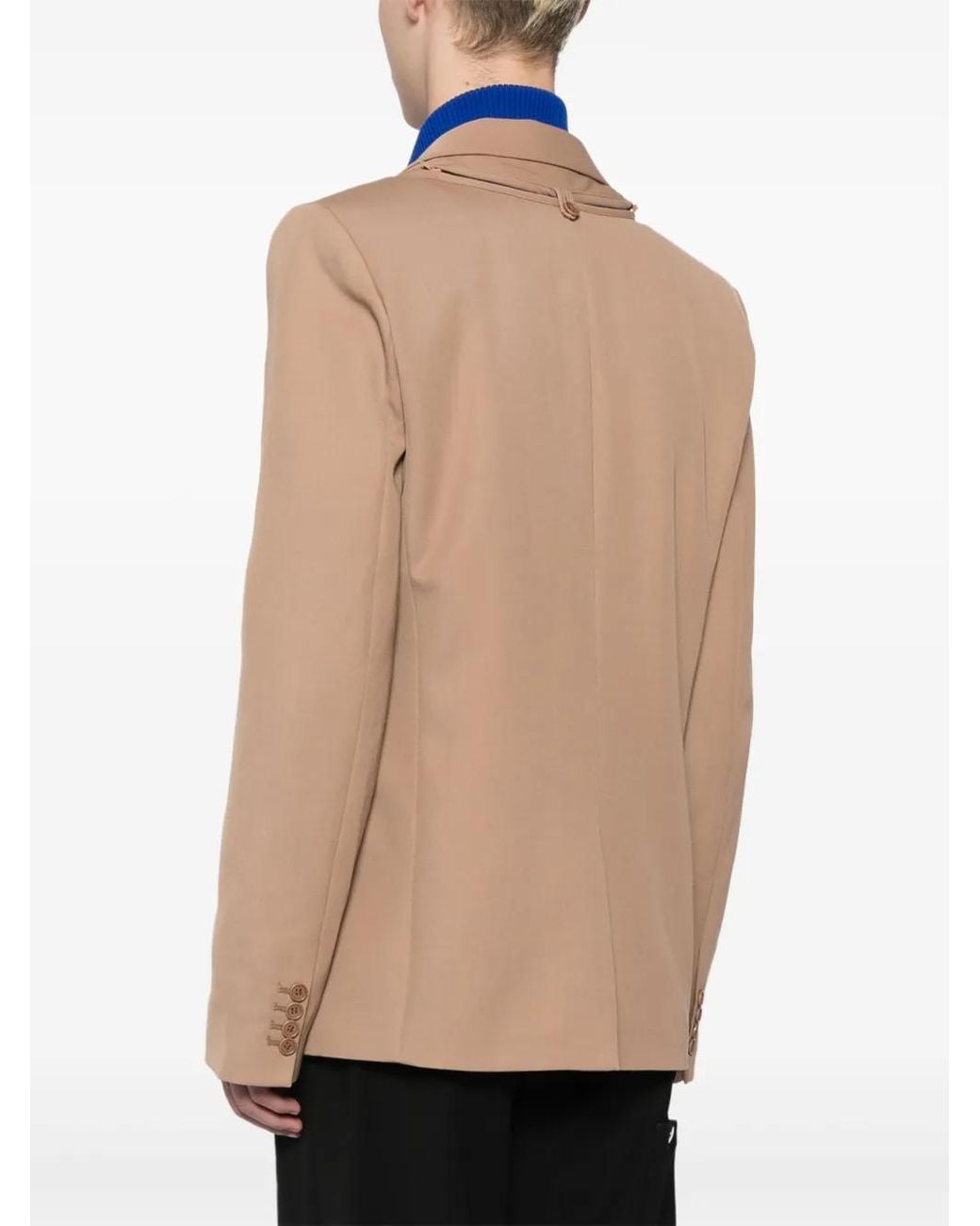 BOTTER Natural Single-Breasted Blazer for men