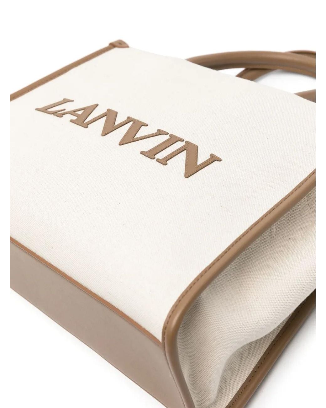 Lanvin Natural Small In&Out Tote Bag