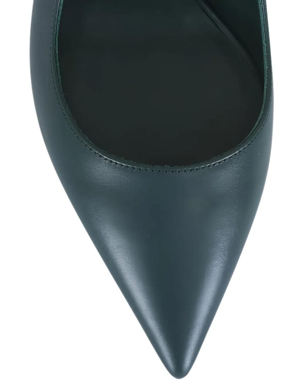 Jimmy Choo Blue Pointed-Toe Slingback Sandals