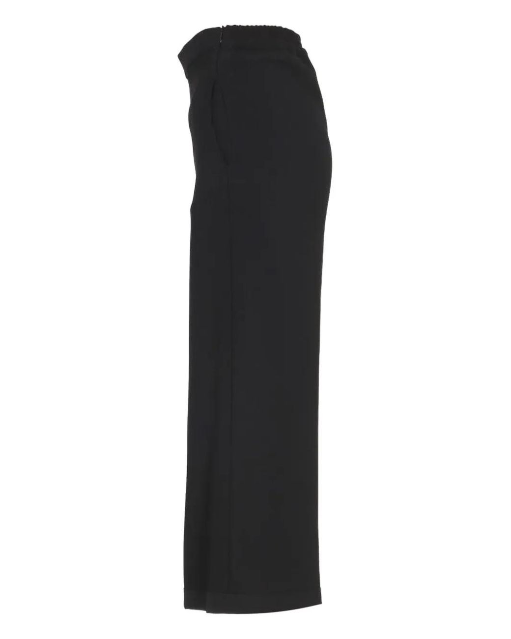 #MSM Black Zip-Fastening Trousers