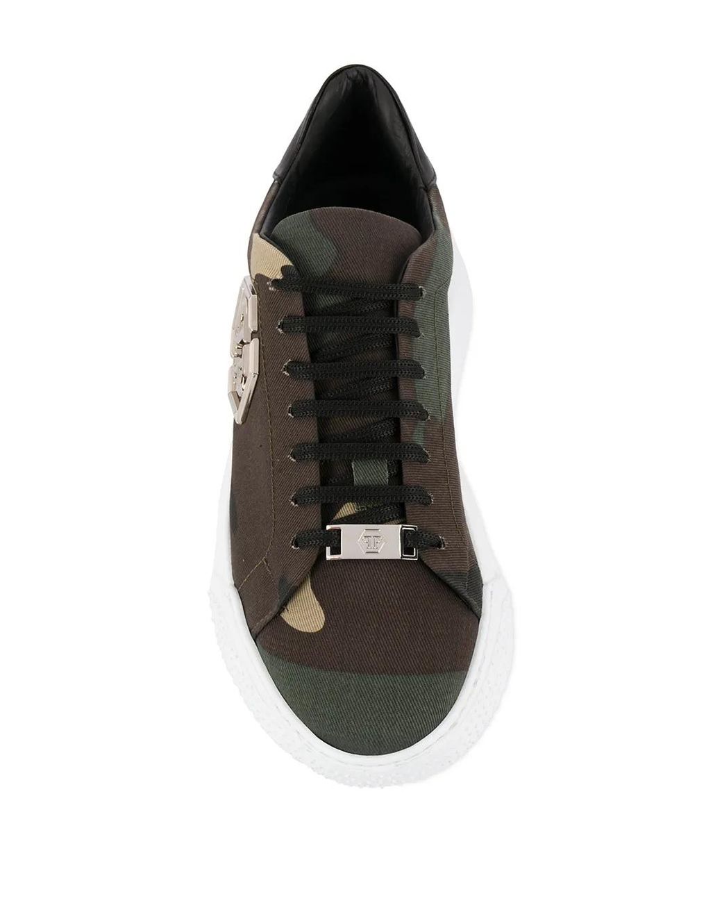 Philipp Plein Black Godzilla Runner Platform Trainers for men