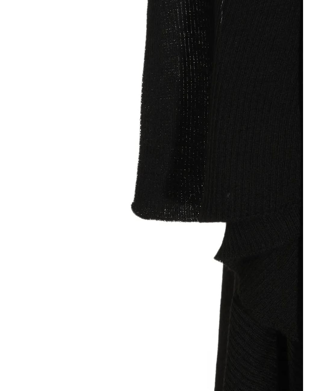 Rick Owens Black Tower Long Wrap