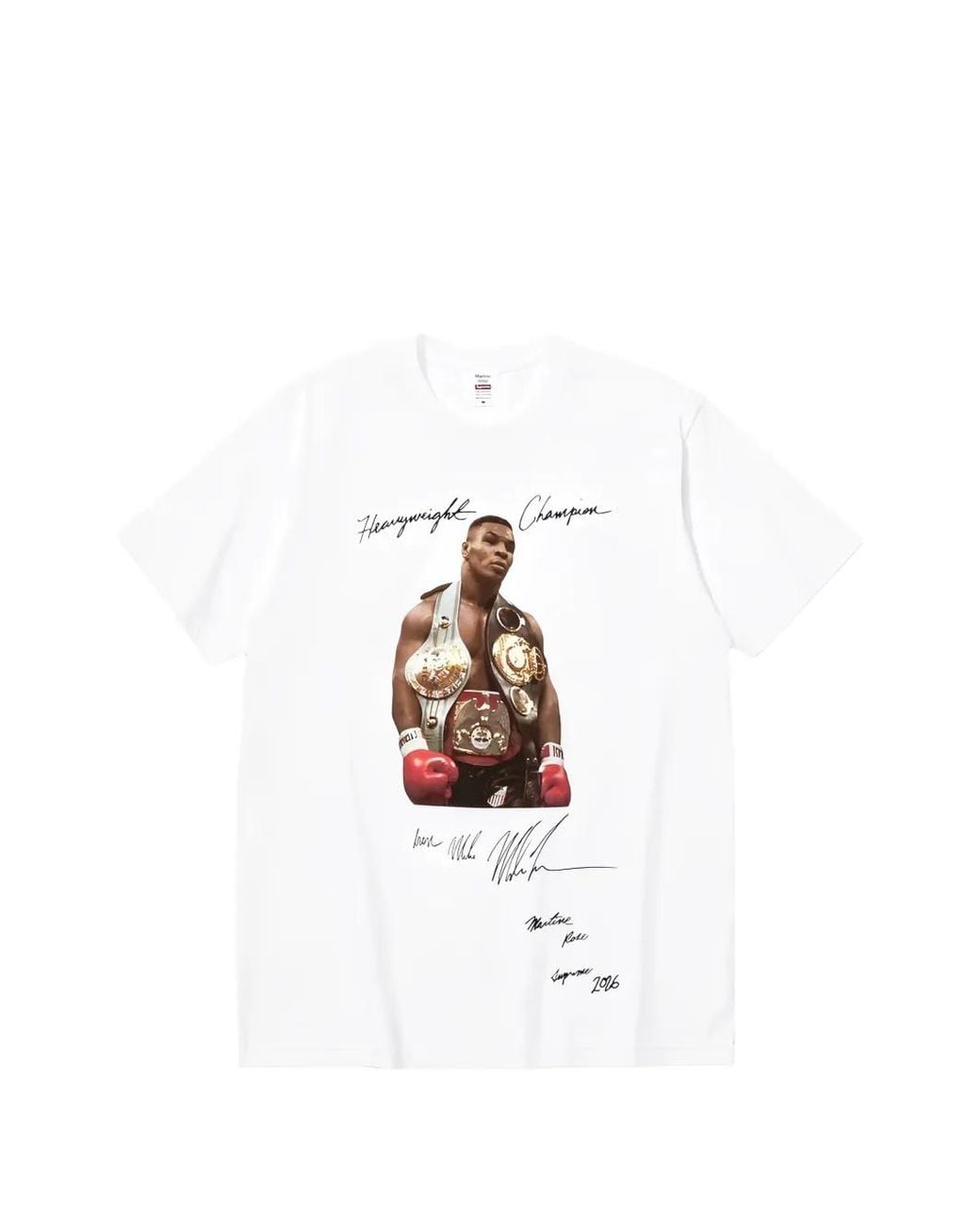Supreme White Graphic-Print T-Shirt