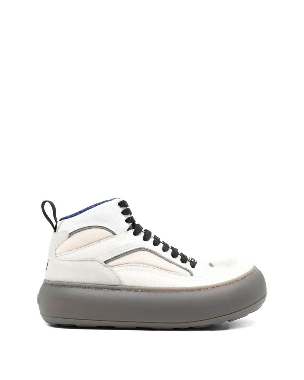Moschino White High-Top Sneakers for men