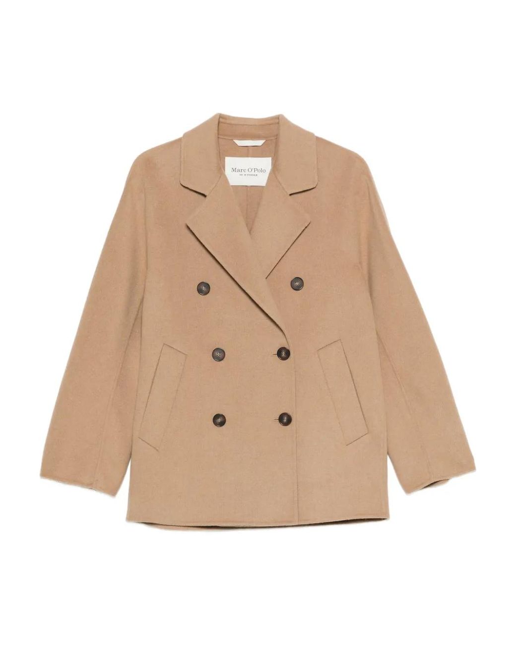 Marc O' Polo Natural Double-Breasted Coat