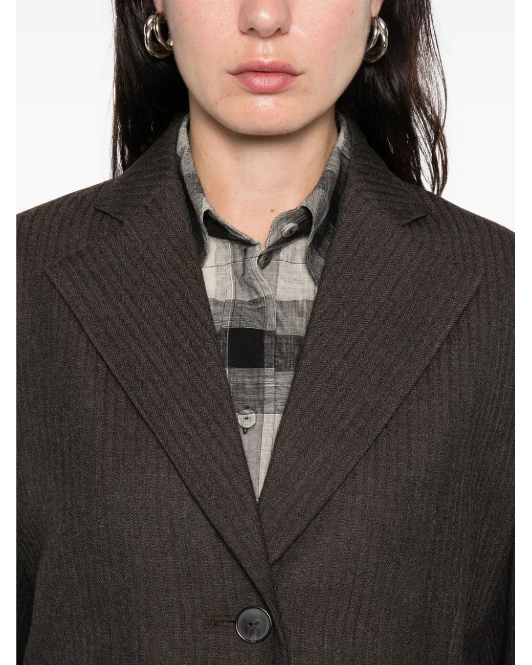 Calvin Klein Black Brooke Pocket Coat