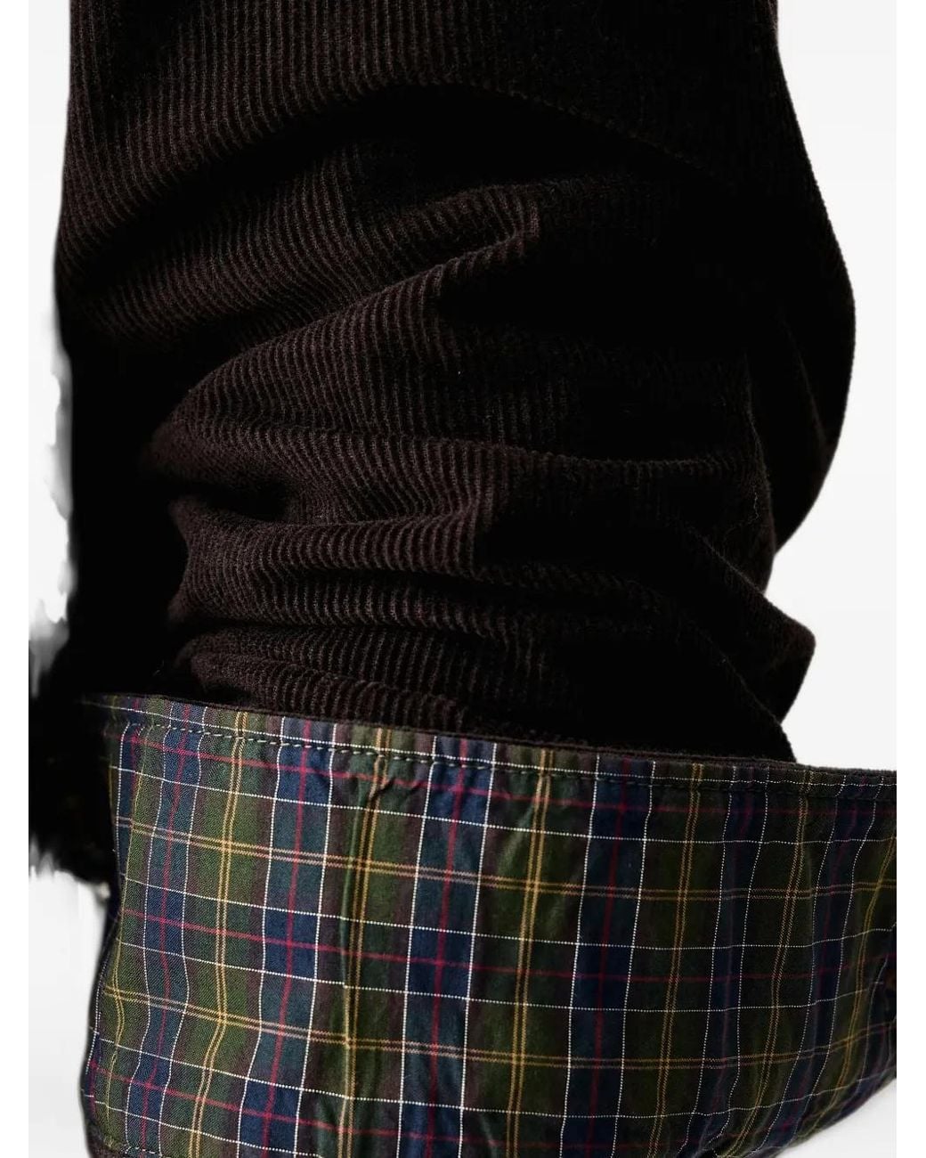 Barbour Black Cord Authentic-Fit Long-Sleeved Shirt for men