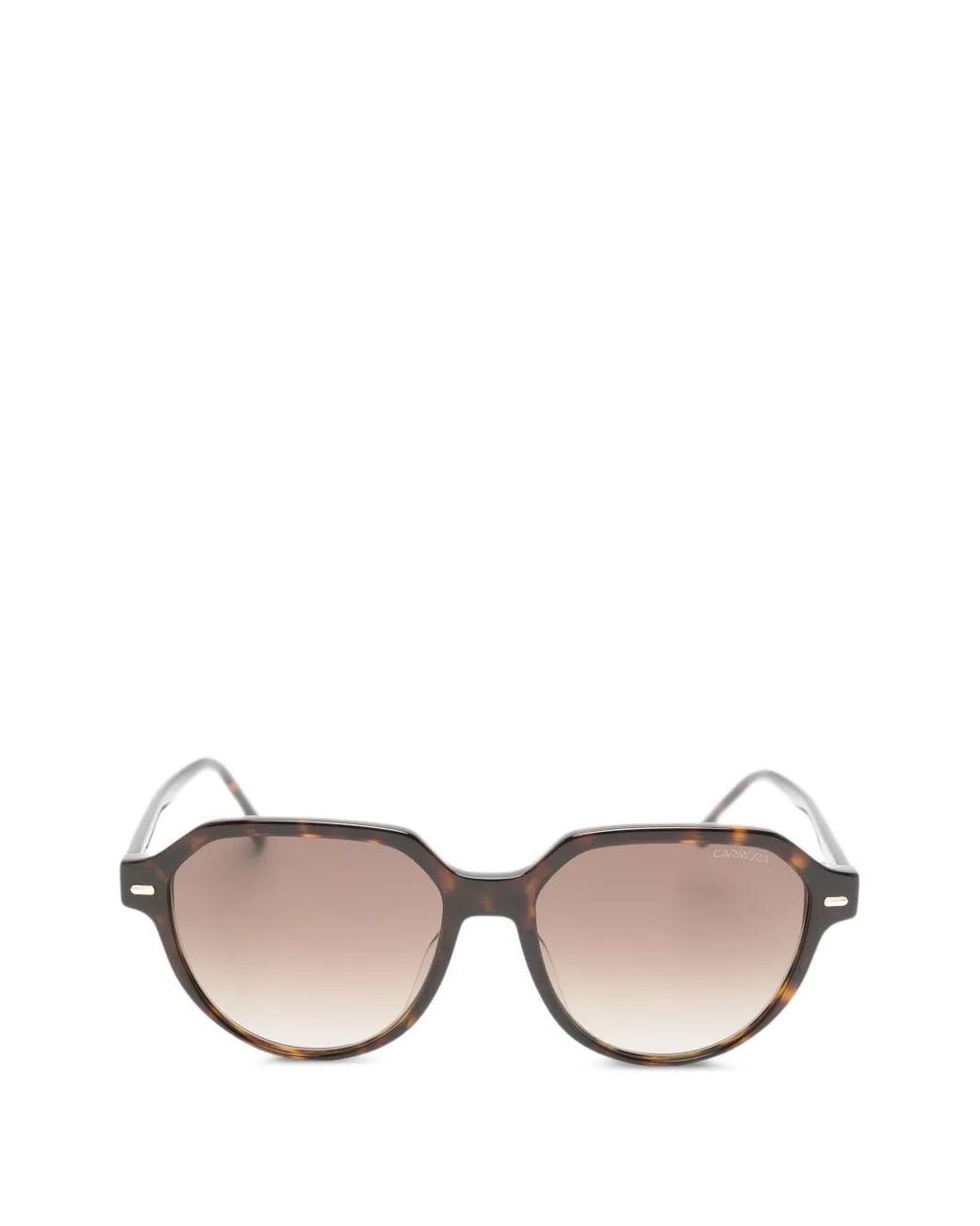 Carrera Natural Tortoiseshell-Effect Geometric-Frame Sunglasses