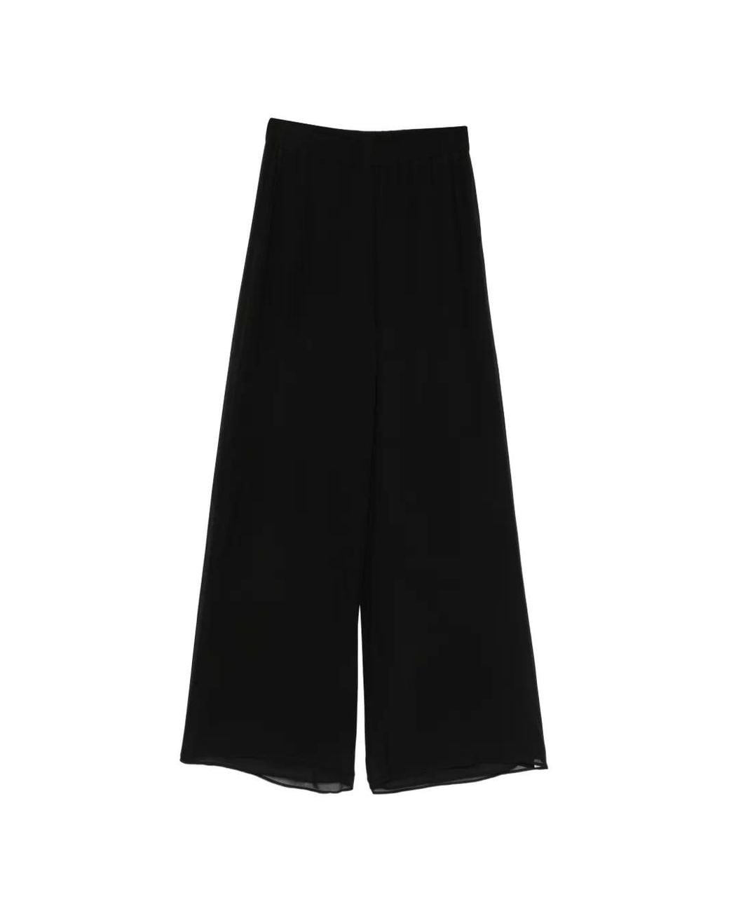 ANDAMANE Black Wide-Leg Trousers