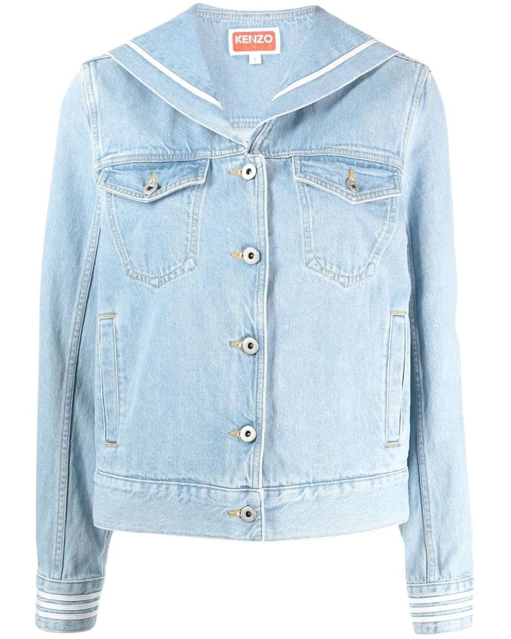 KENZO Blue Denim Cotton Jacket