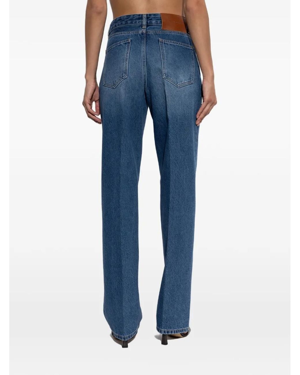 Victoria Beckham Blue High Waist Jeans
