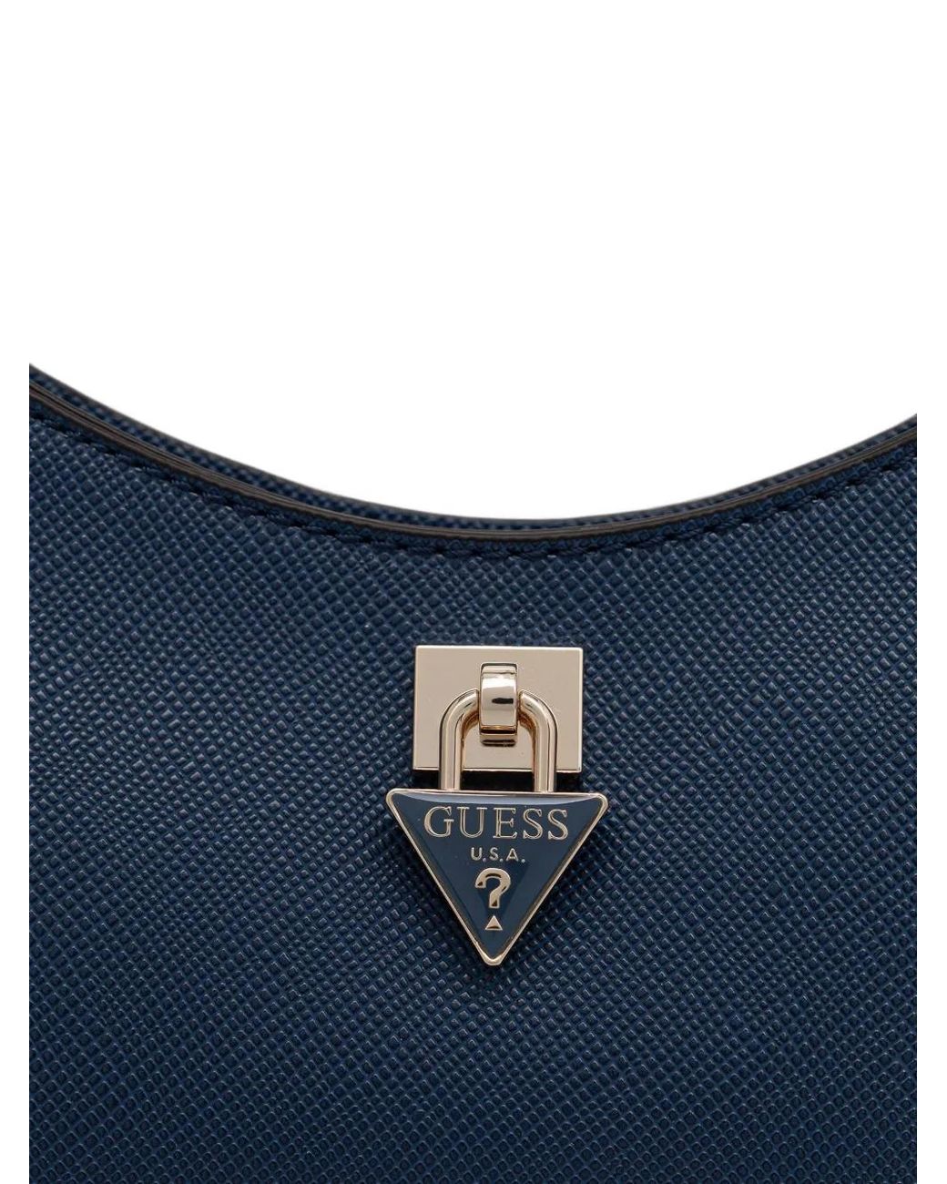 Guess Blue Patsie Logo Shoulder Bag