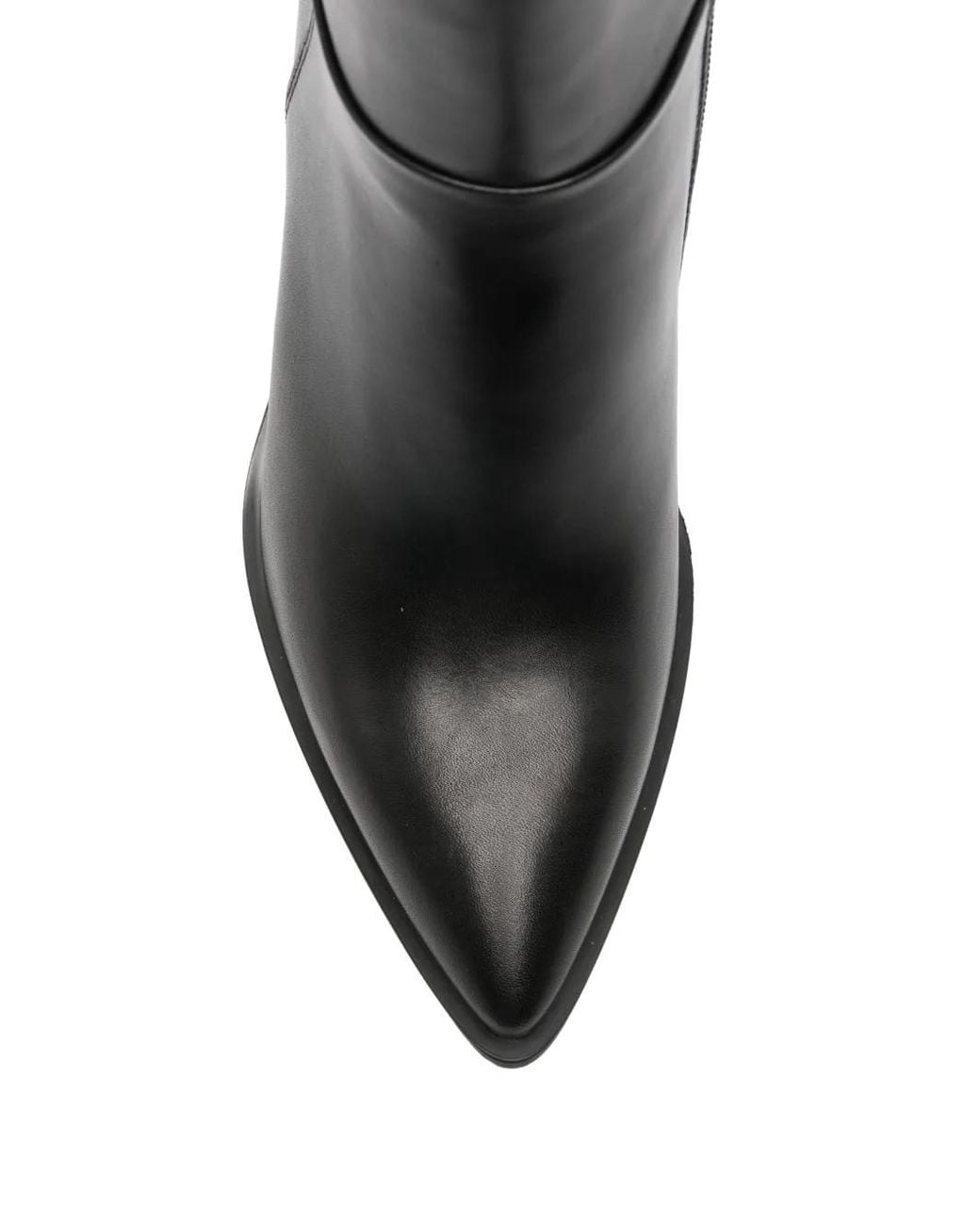 Nero Giardini Black Bottines Pointues À Détails De Clous