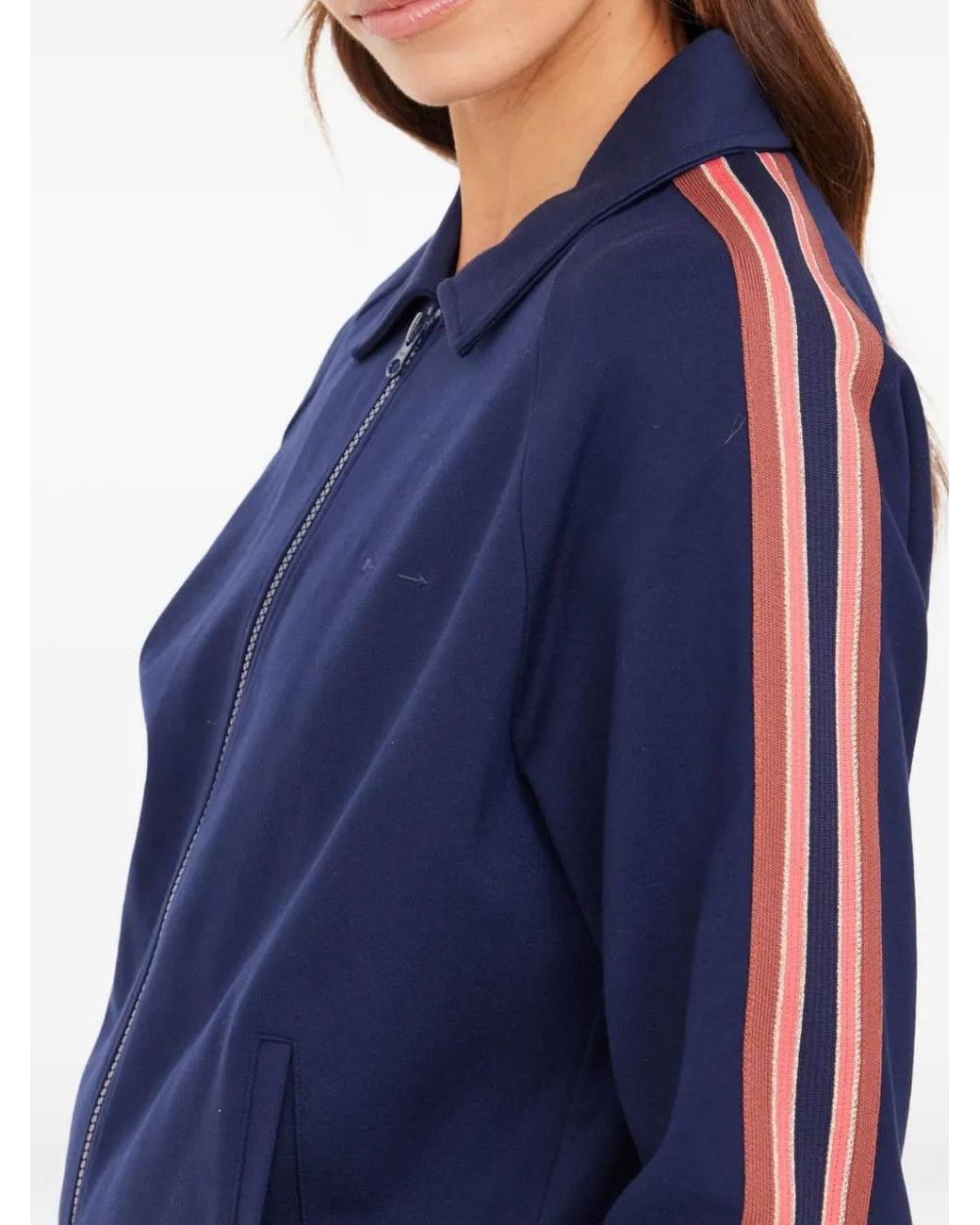 The Upside Blue Ananda Pari Zip-Up Jacket