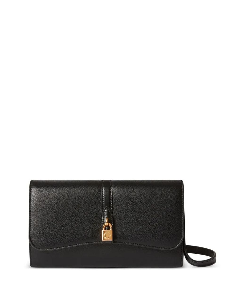Stella McCartney Black Ryder Flap Crossbody Bag