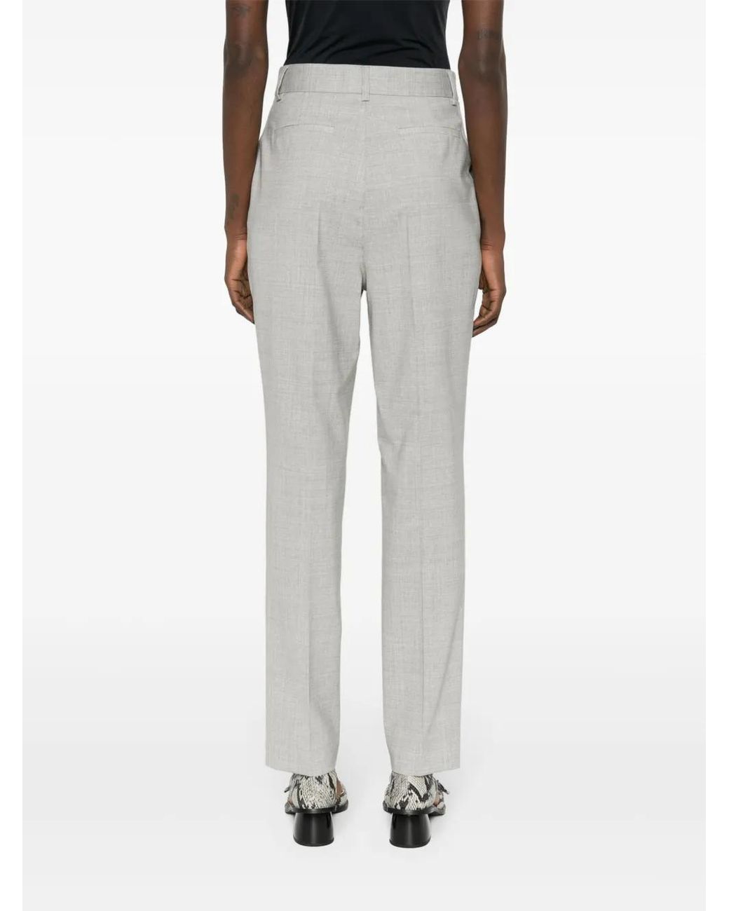 P.A.R.O.S.H. High Waist Pantalon in het Gray