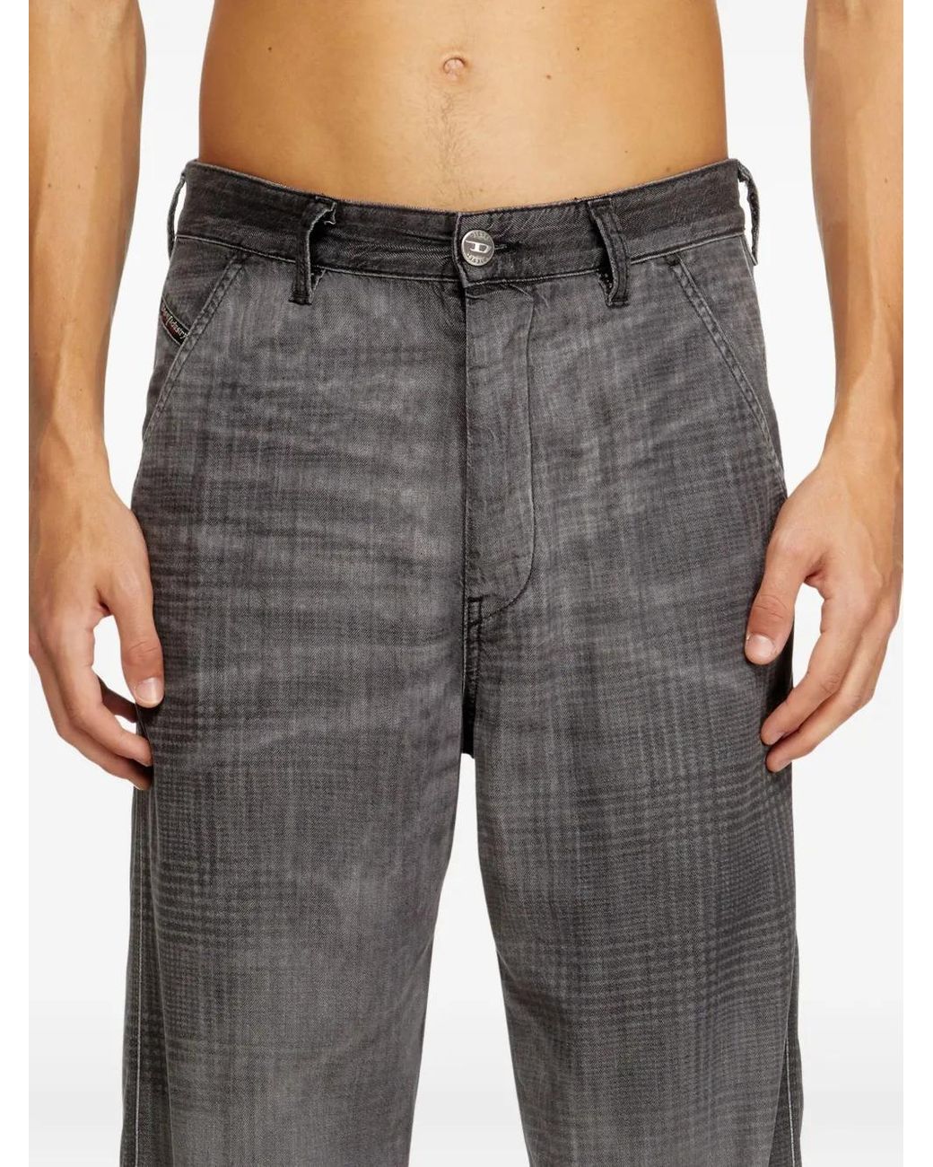 DIESEL Gray D-Phant-Chino Regular Jeans