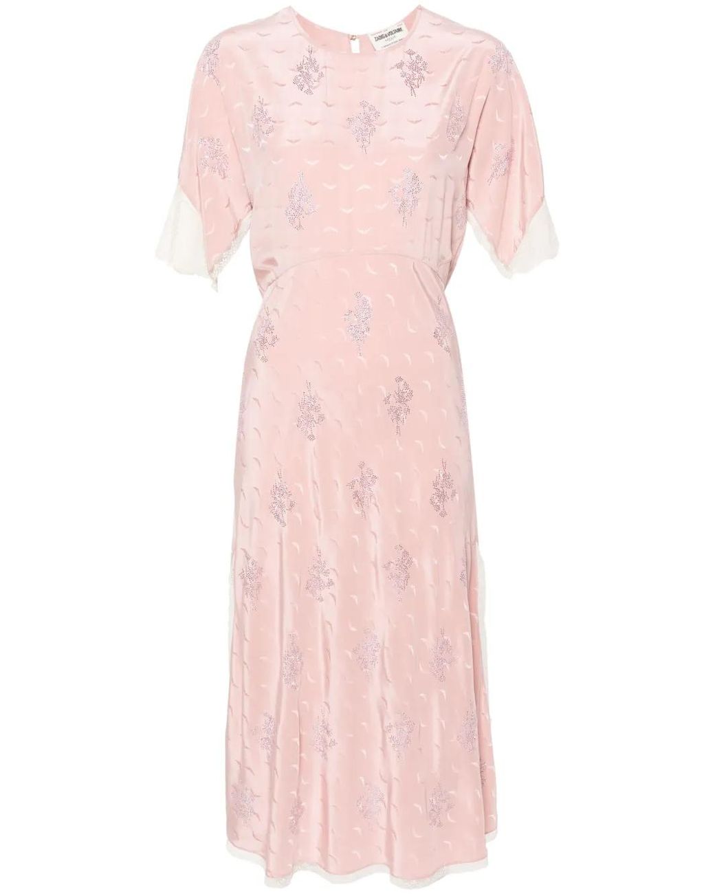 zadig-and-voltaire-pink-Robe-