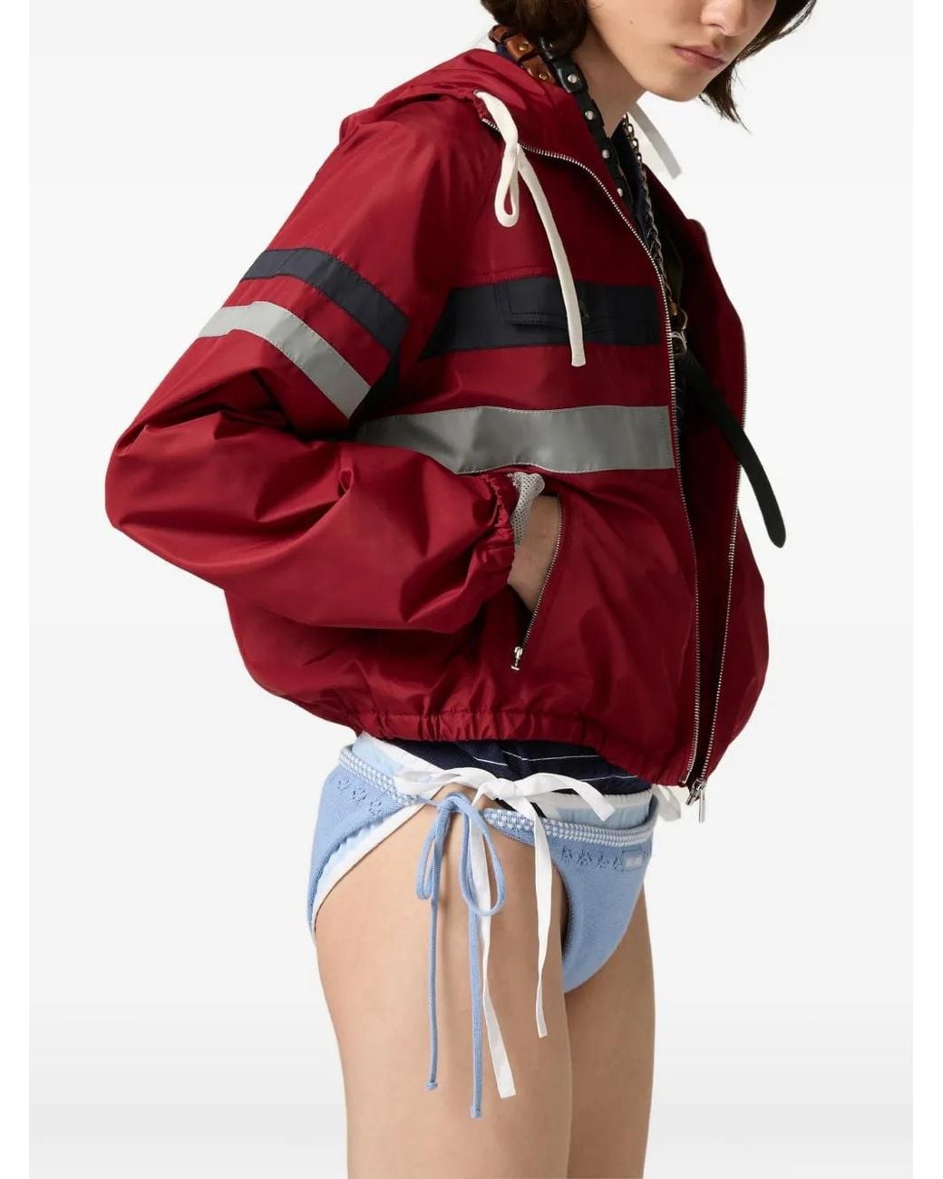 Miu Miu Blue Cotton Panty
