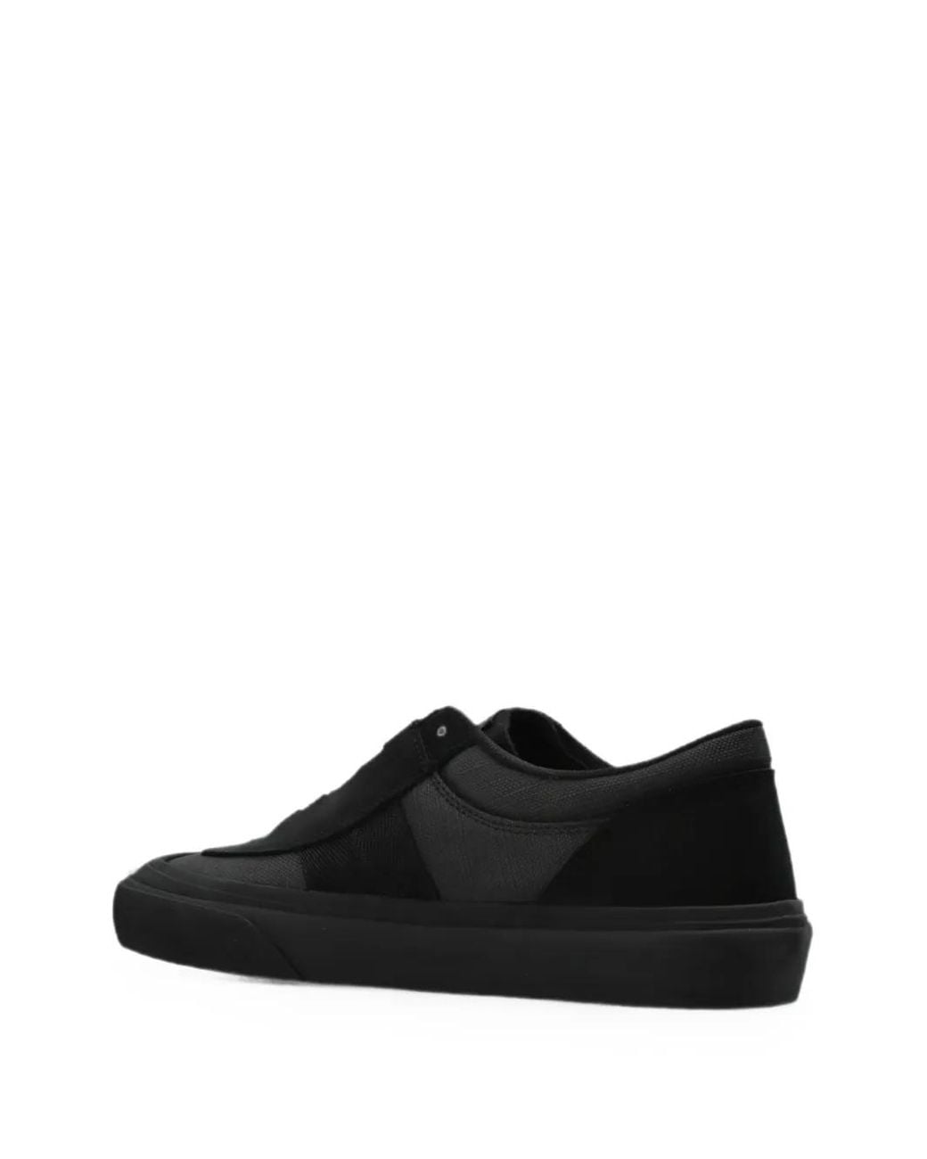 Stone Island Black S100020 Canvas Suede Trainers for men