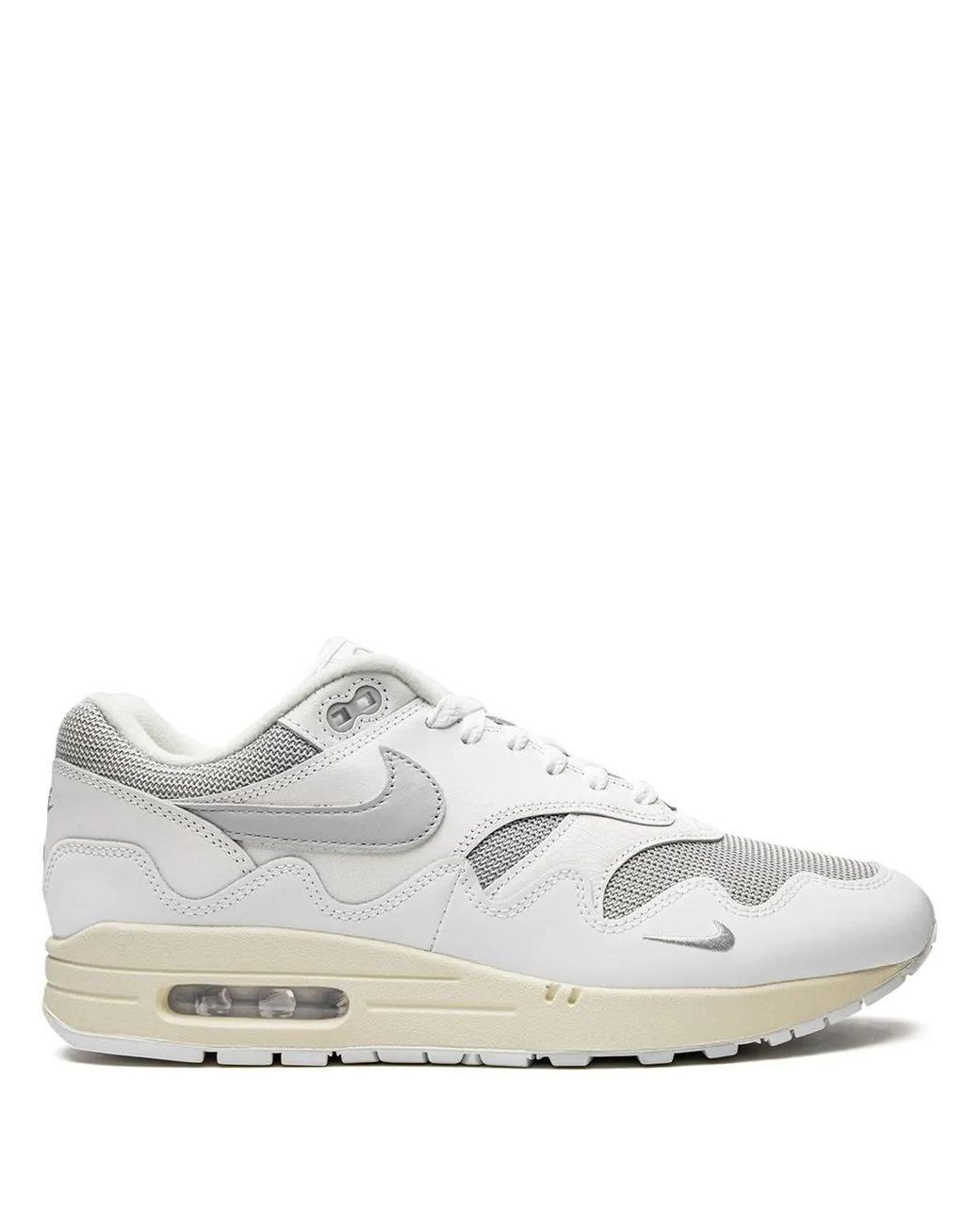 Nike White X Patta Air Max 1 "Waves" Sneakers