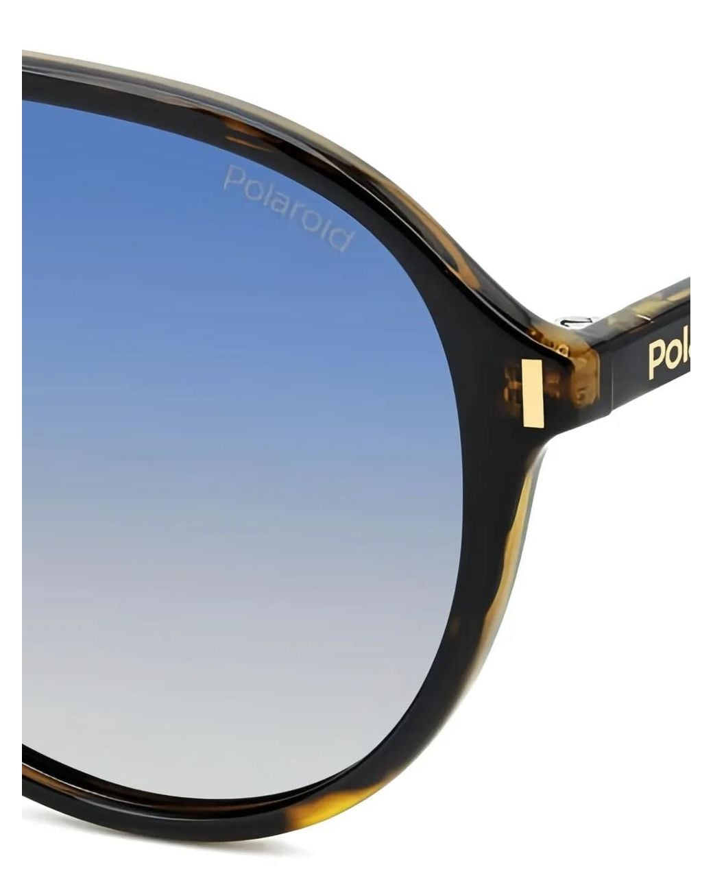Polaroid Blue Pilot-Frame Sunglasses for men