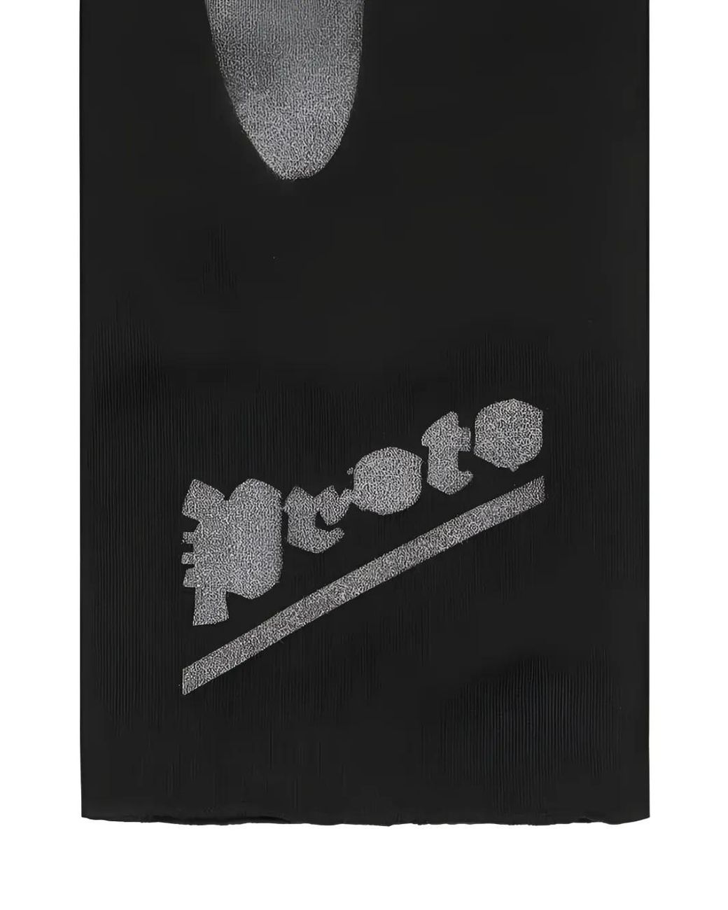 PROTOTYPES Black Football Scarf