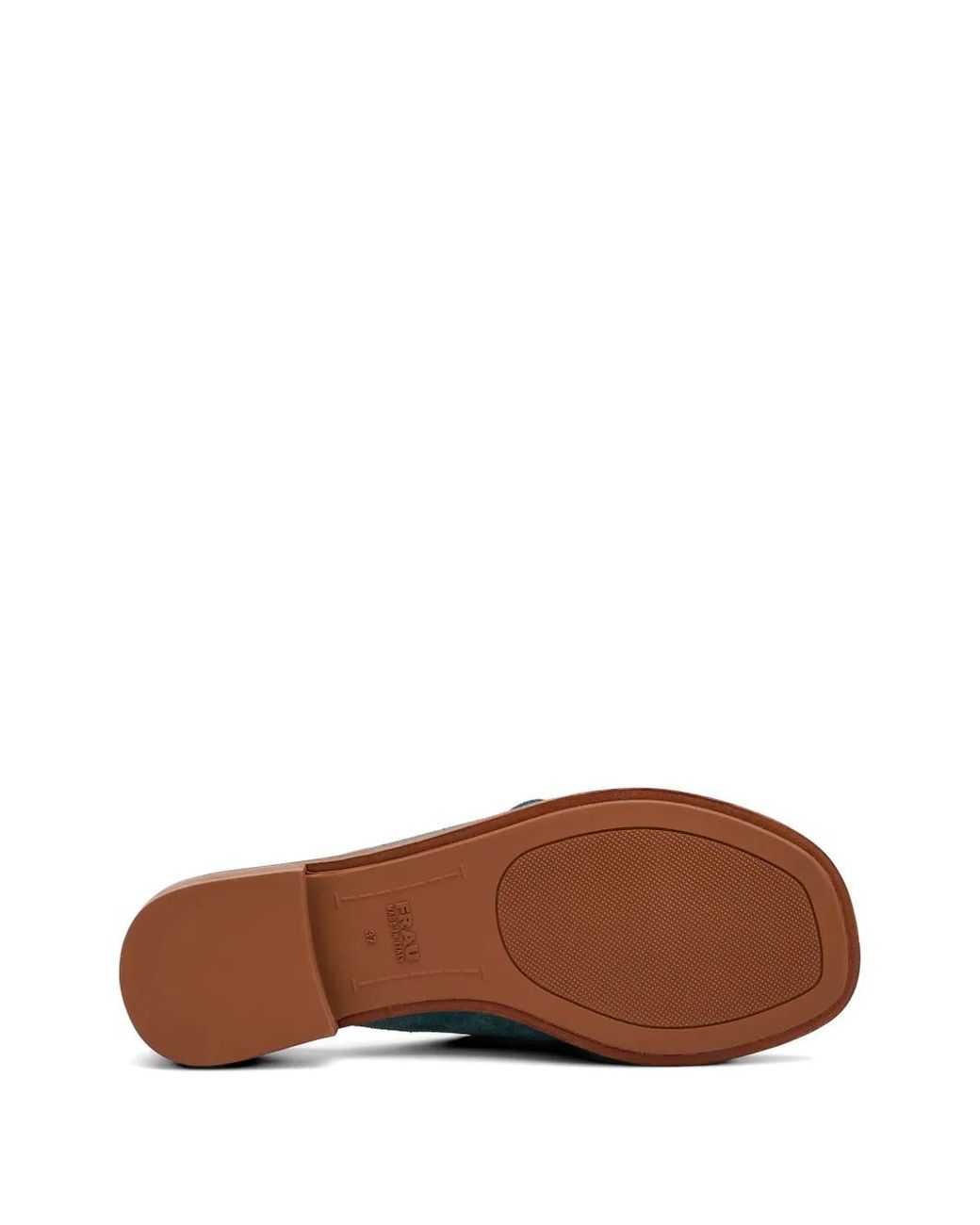 Frau Green Double-Buckle Suede Sandals