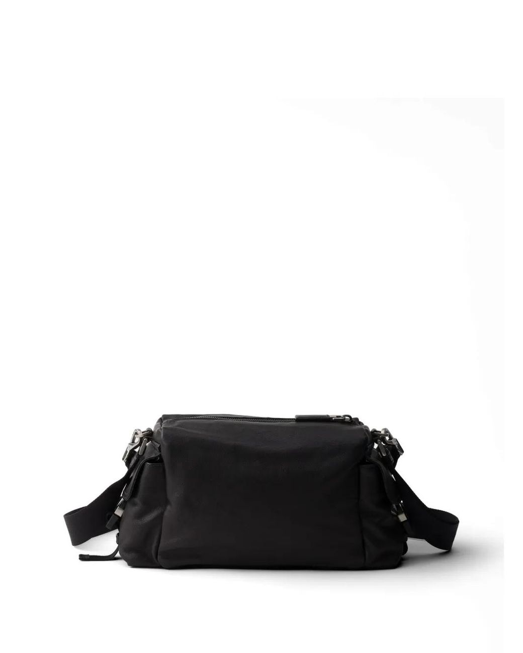 Prada Black Explore Leather Bag for men
