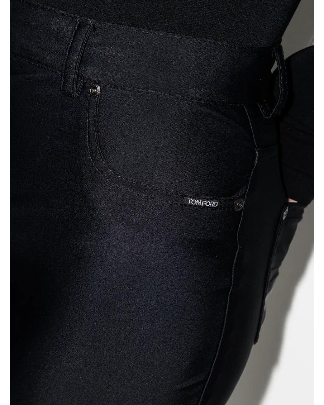 Vaqueros Pitillo Brillantes Tom Ford de color Black