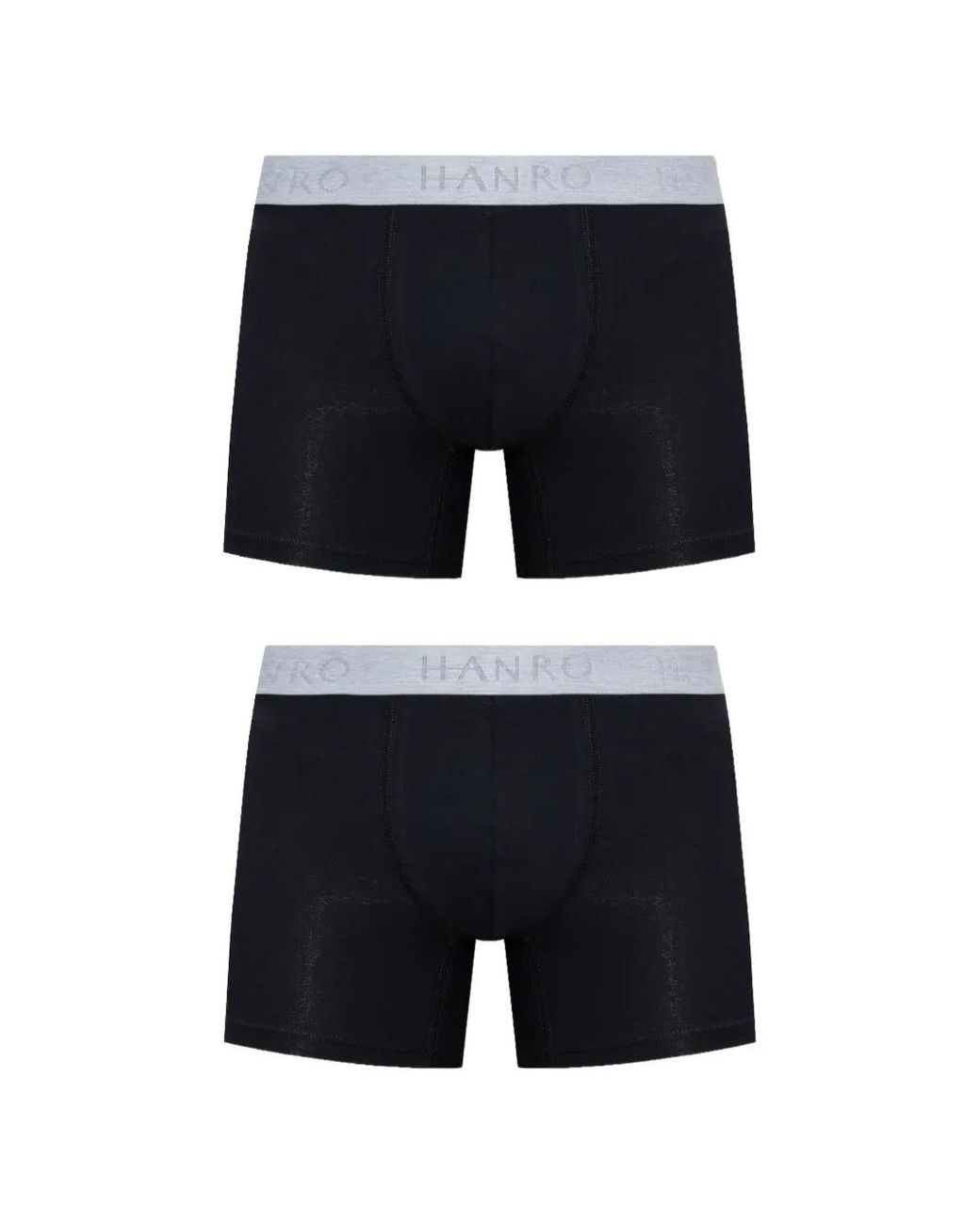 Hanro Blue Logo-Waistband Boxers (Set Of Two) for men