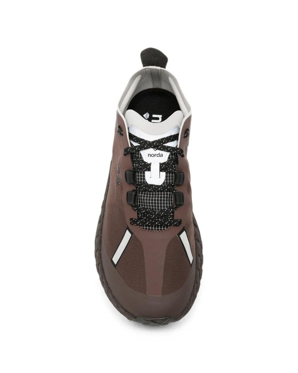 Norda Brown Panelled Sneakers for men