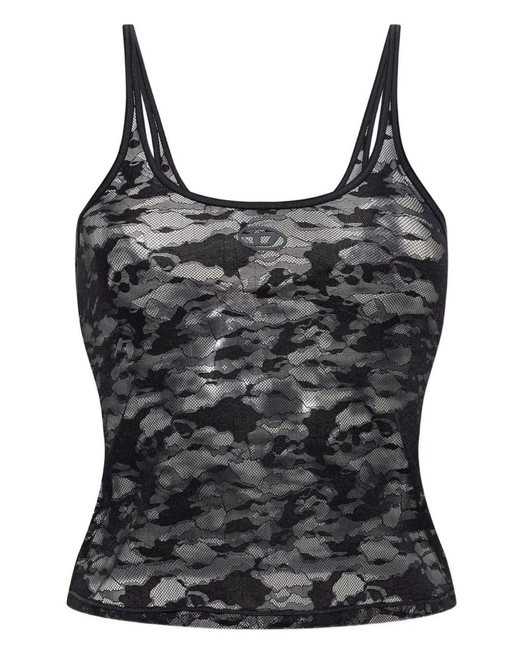 DIESEL Black Sleeveless Tops