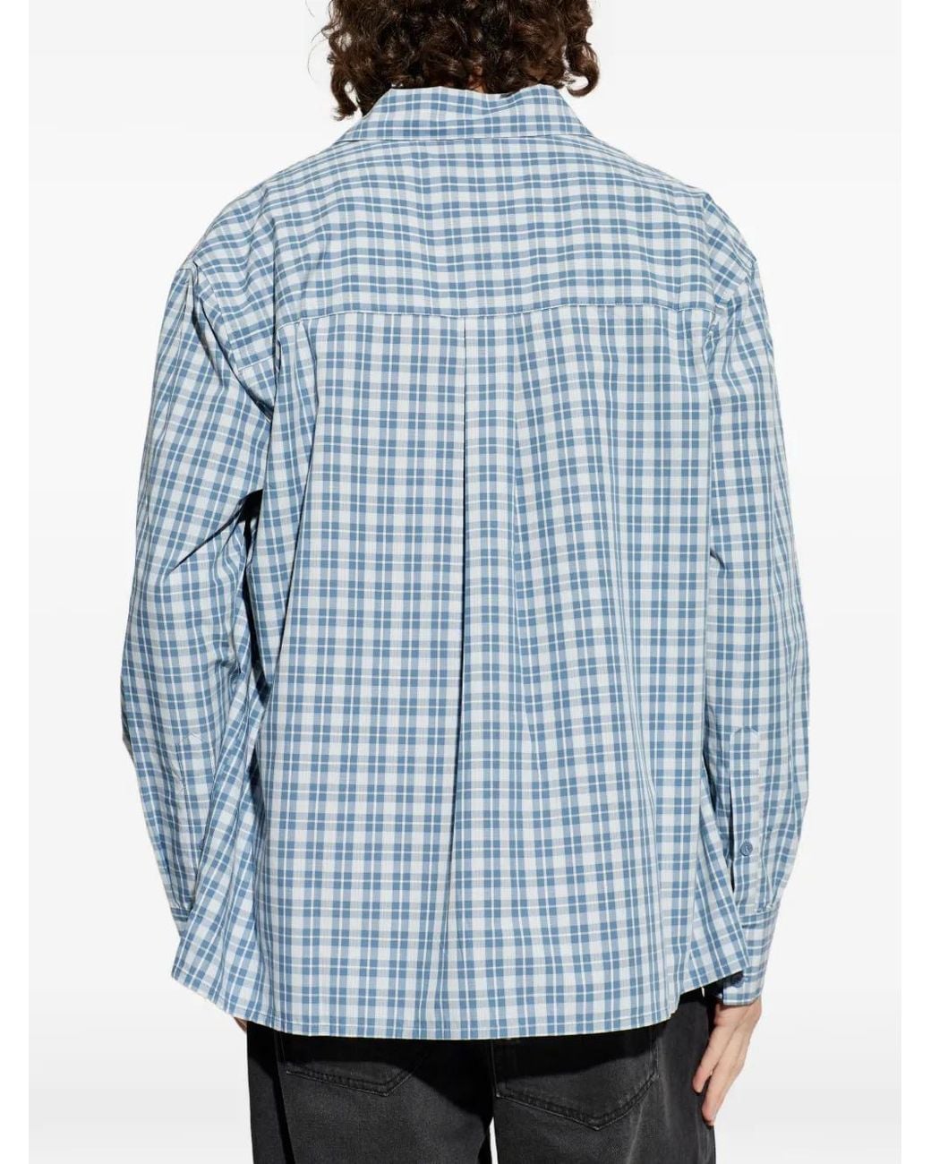 AVAVAV Blue Cut-Out Shirt for men