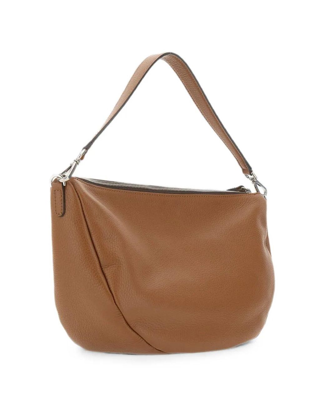 Gianni Chiarini Brown Cleo Grained-Leather Tote Bag