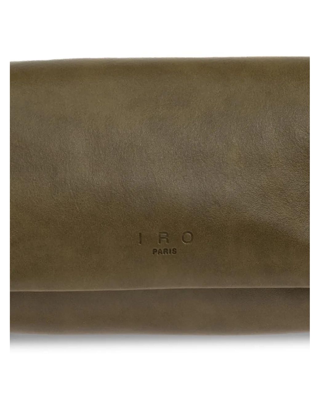 IRO Gray Sac Porté Épaule Loop En Cuir De Veau