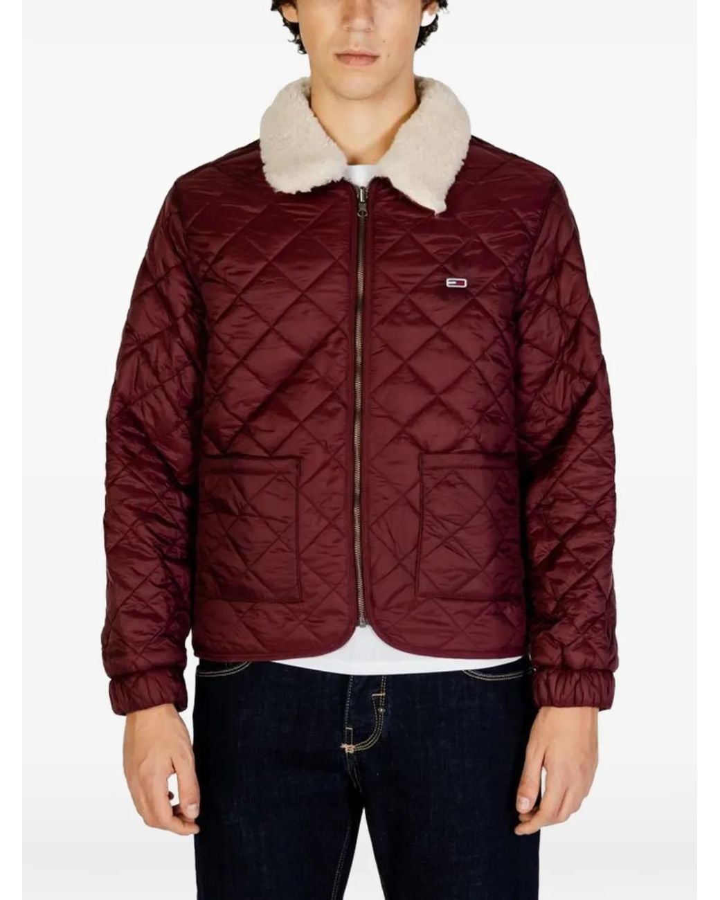 Tommy Hilfiger Blue Sherpa-Lined Denim Jacket for men