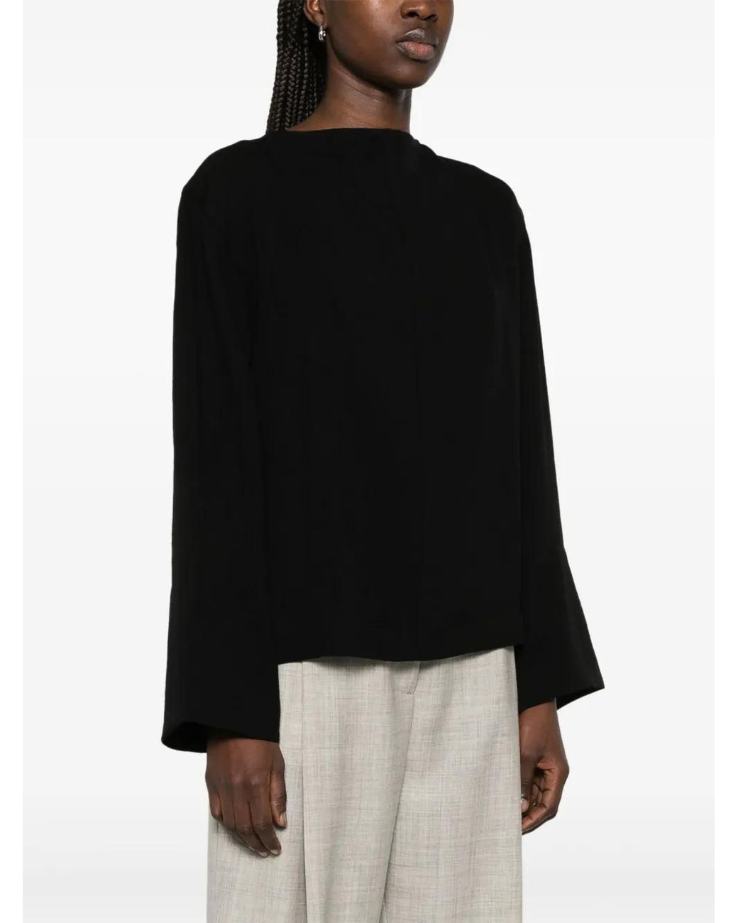 Studio Nicholson Black Eorsa Blouse