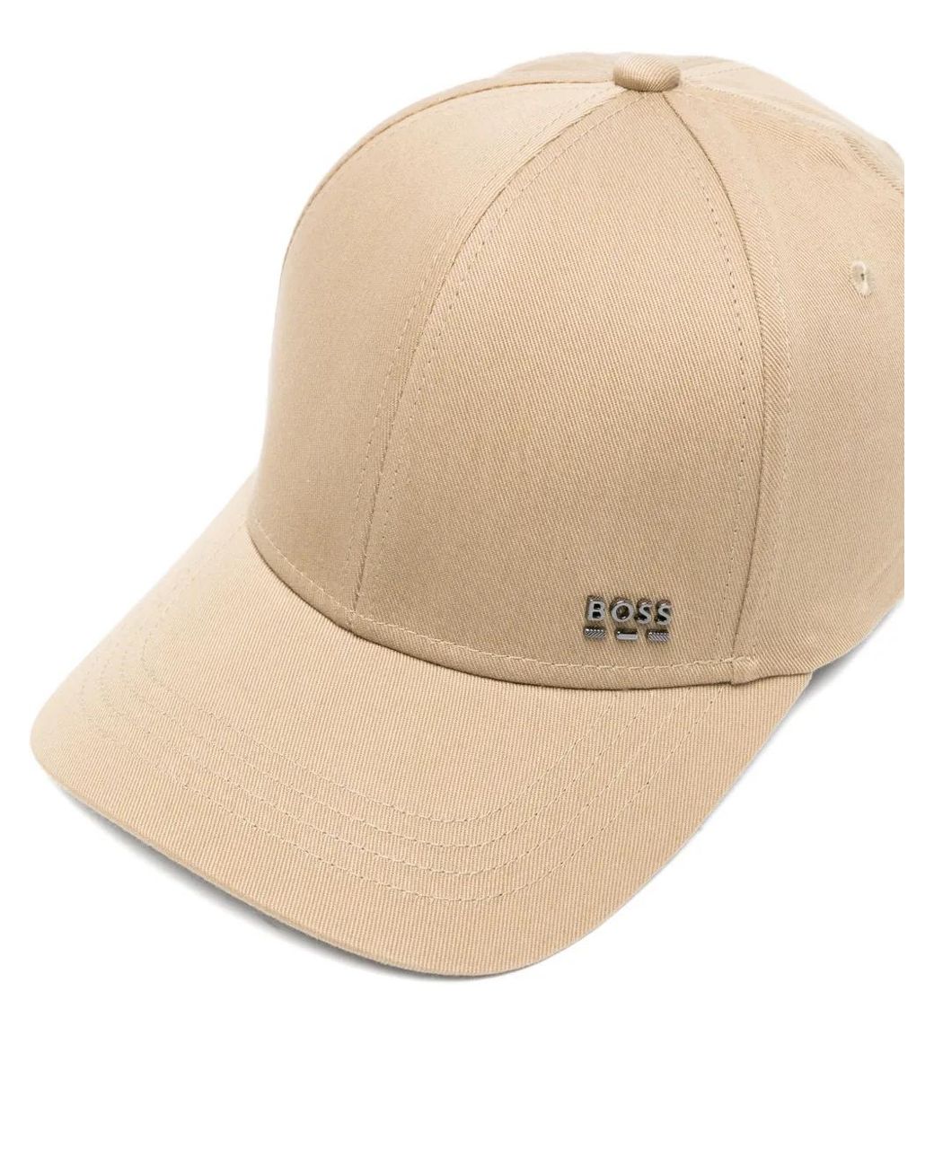 Boss Natural Logo-Lettering Baseball Cap for men