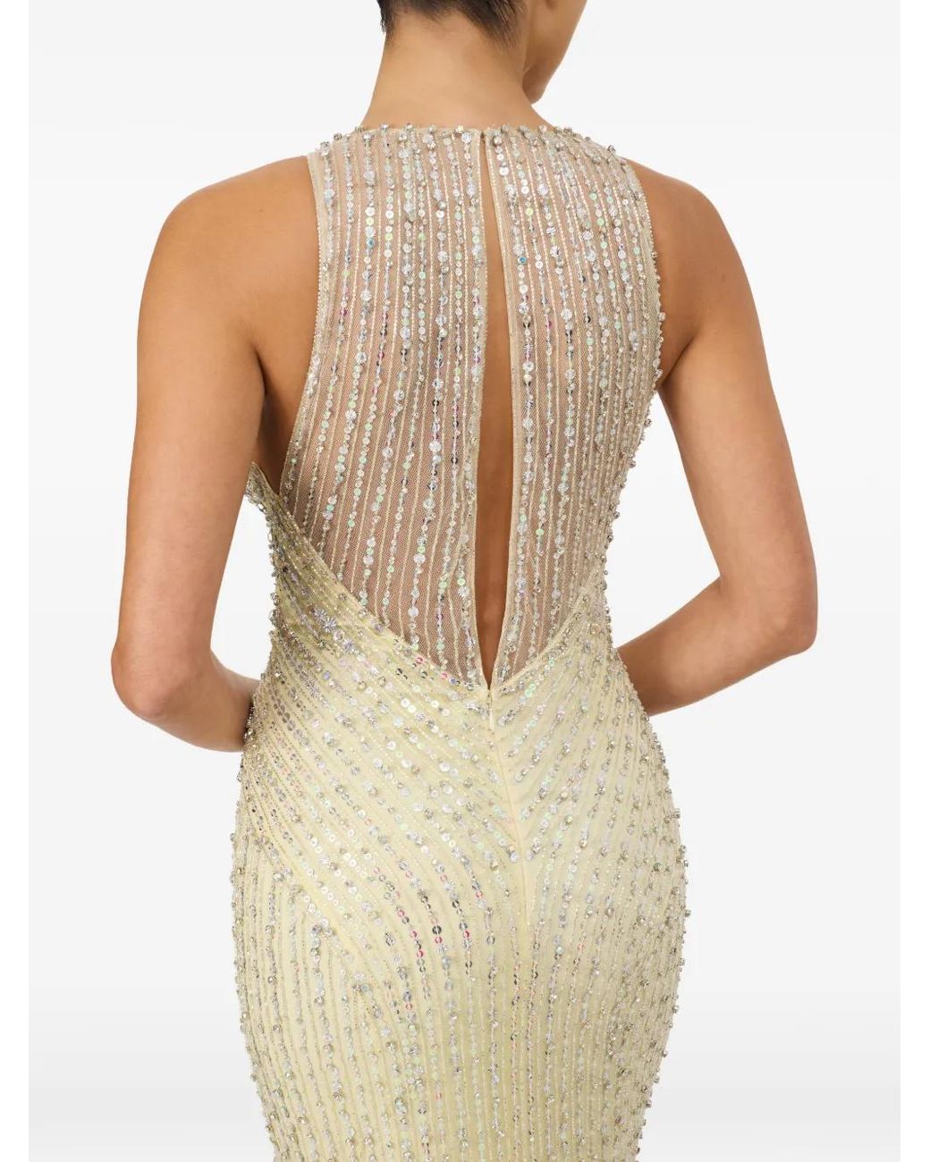 Jenny Packham White Atlas Dress